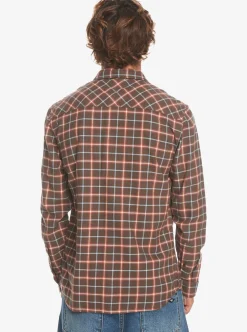New Quiksilver Dulsie Long Sleeve Shirt Major Brown Dulsie