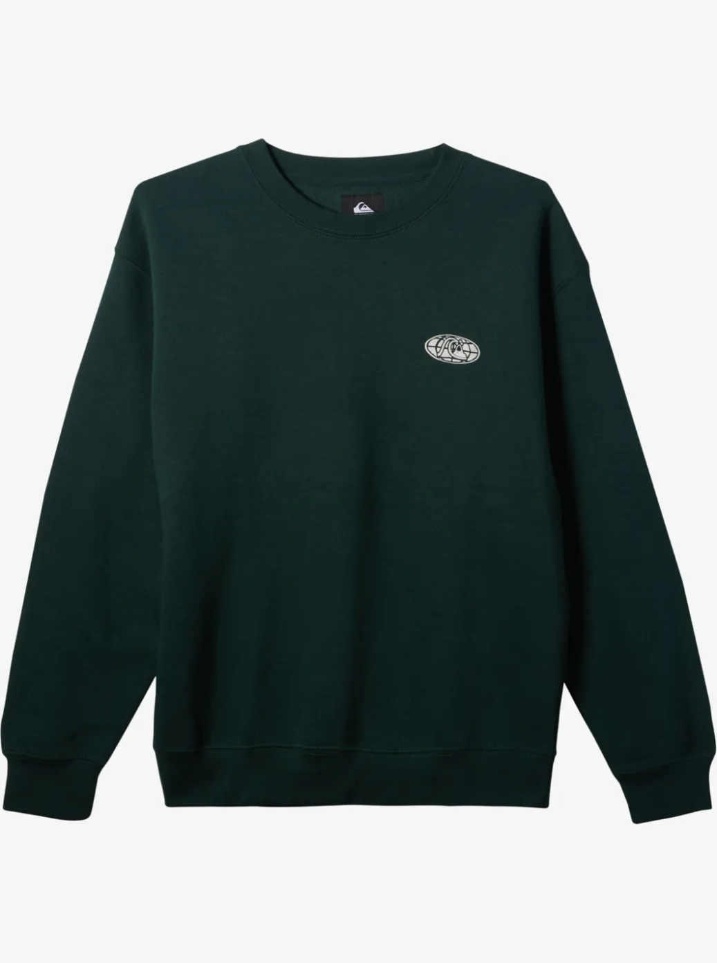 Best Quiksilver E Peace Out Crew Neck Sweatshirt Green