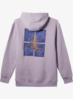 Online Quiksilver E Rockin Hoodie Pullover Sweatshirt Pastel Lilac