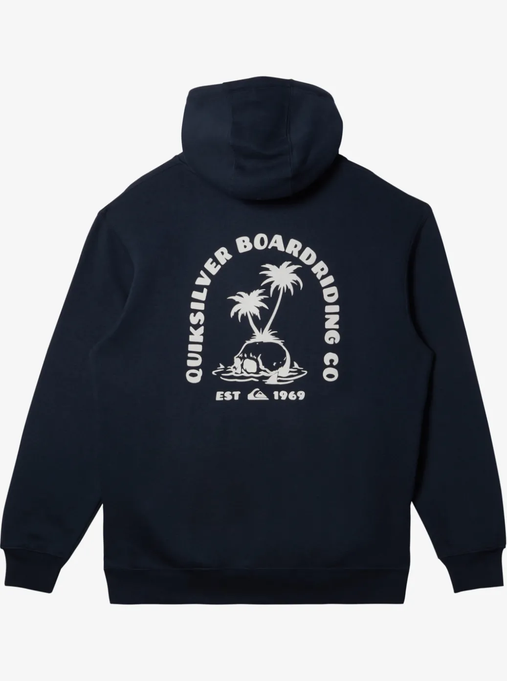 New Quiksilver E Rockin Hoodie Pullover Sweatshirt Midnight Navy