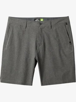 Outlet Quiksilver E Union Heather 18" Amphibian Boardshorts Black