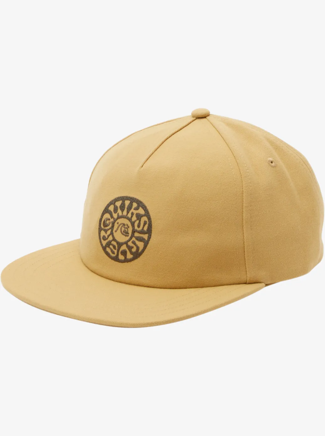 Clearance Quiksilver Earth Tripper Snapback Hat Mustard