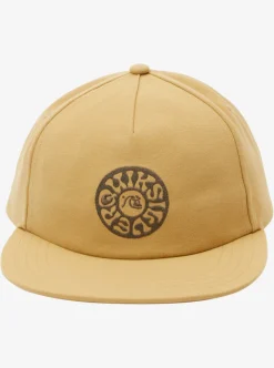 Clearance Quiksilver Earth Tripper Snapback Hat Mustard