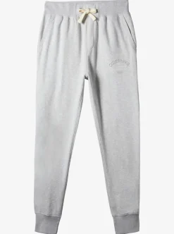 New Quiksilver Emboss Slim Joggers Light Grey Heather