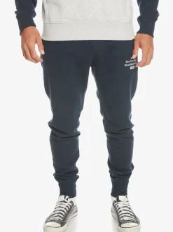 Best Sale Quiksilver Emboss Slim Joggers Navy Blazer