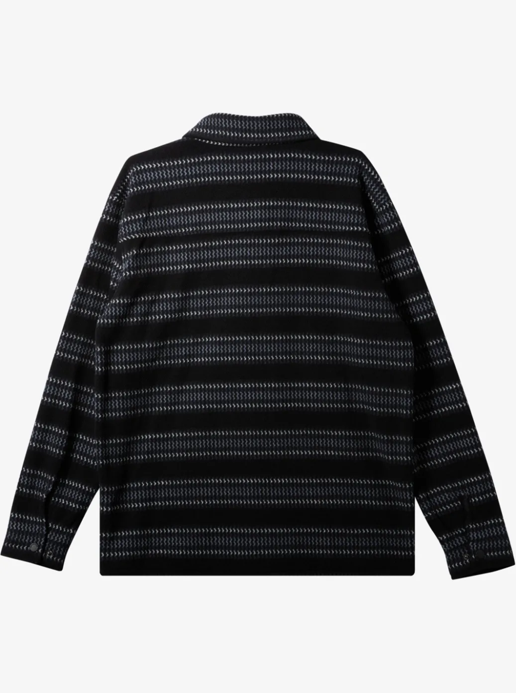 Flash Sale Quiksilver Epic Surf Days Fleece Overshirt Black Surf Days Stripe