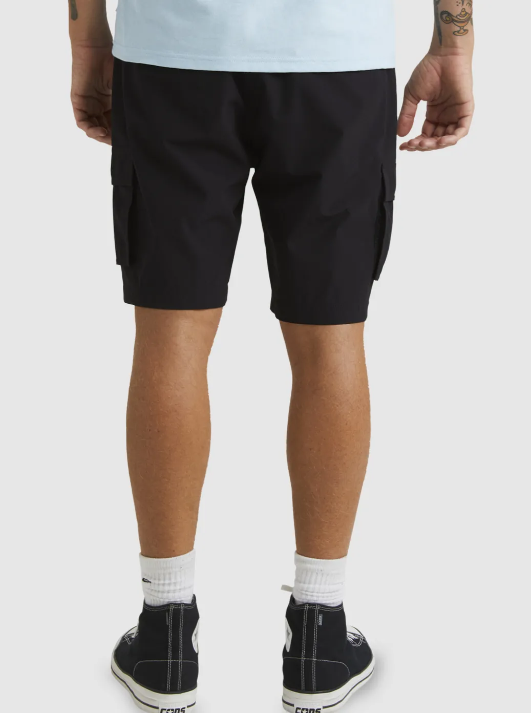 Cheap Quiksilver Equalizer 20" Cargo Walk Shorts Black