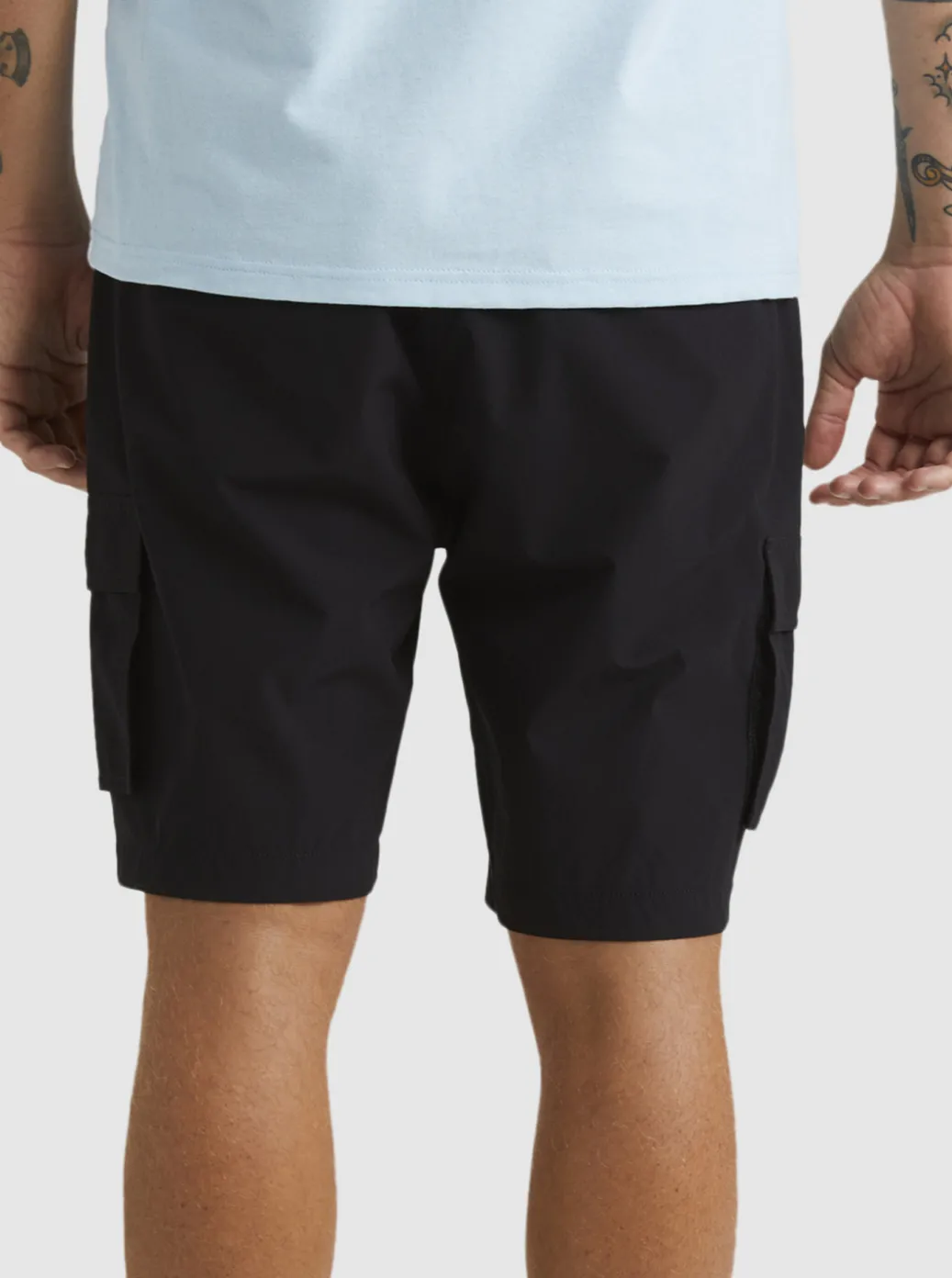 Cheap Quiksilver Equalizer 20" Cargo Walk Shorts Black