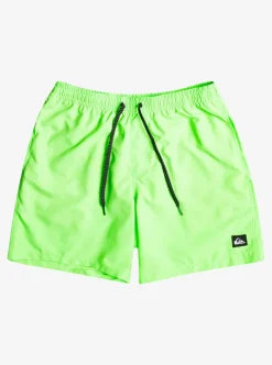 Best Quiksilver Everyday 17" Volleys For Young Men Green Gecko