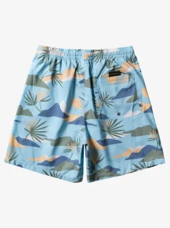 Clearance Quiksilver Everyday Mix 17" Volleys Sky Blue