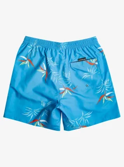 Best Sale Quiksilver Everyday Mix 17" Volleys Azure Blue