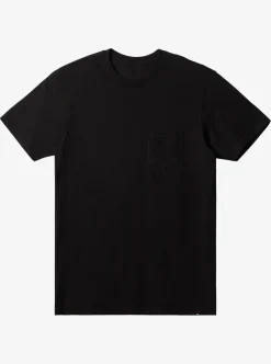 Shop Quiksilver Everyday Pocket T-Shirt Black