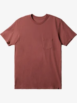 Discount Quiksilver Everyday Pocket T-Shirt Marsala