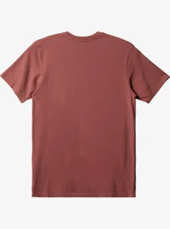 Discount Quiksilver Everyday Pocket T-Shirt Marsala