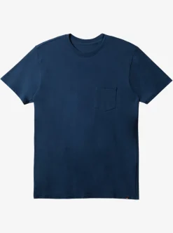 Discount Quiksilver Everyday Pocket T-Shirt Midnight Navy