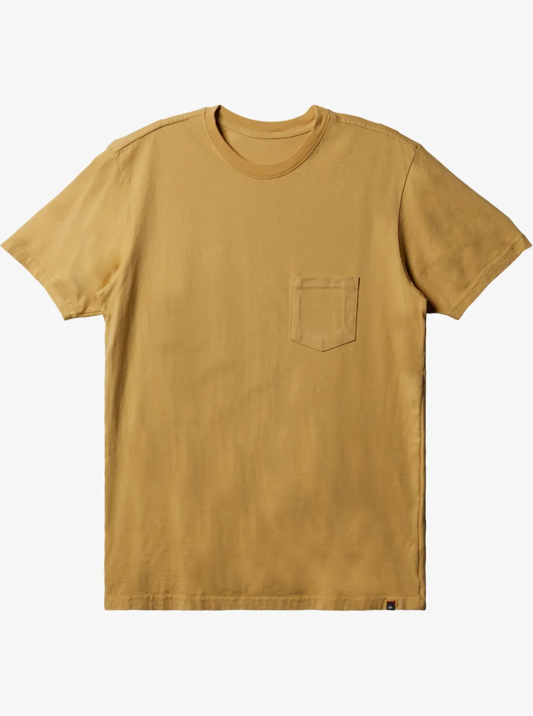 Shop Quiksilver Everyday Pocket T-Shirt Ochre