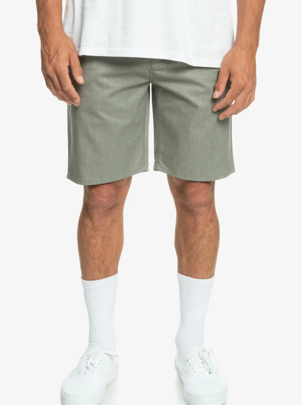 Store Quiksilver Everyday Union Stretch Chino 20" Shorts Light Grey Heather