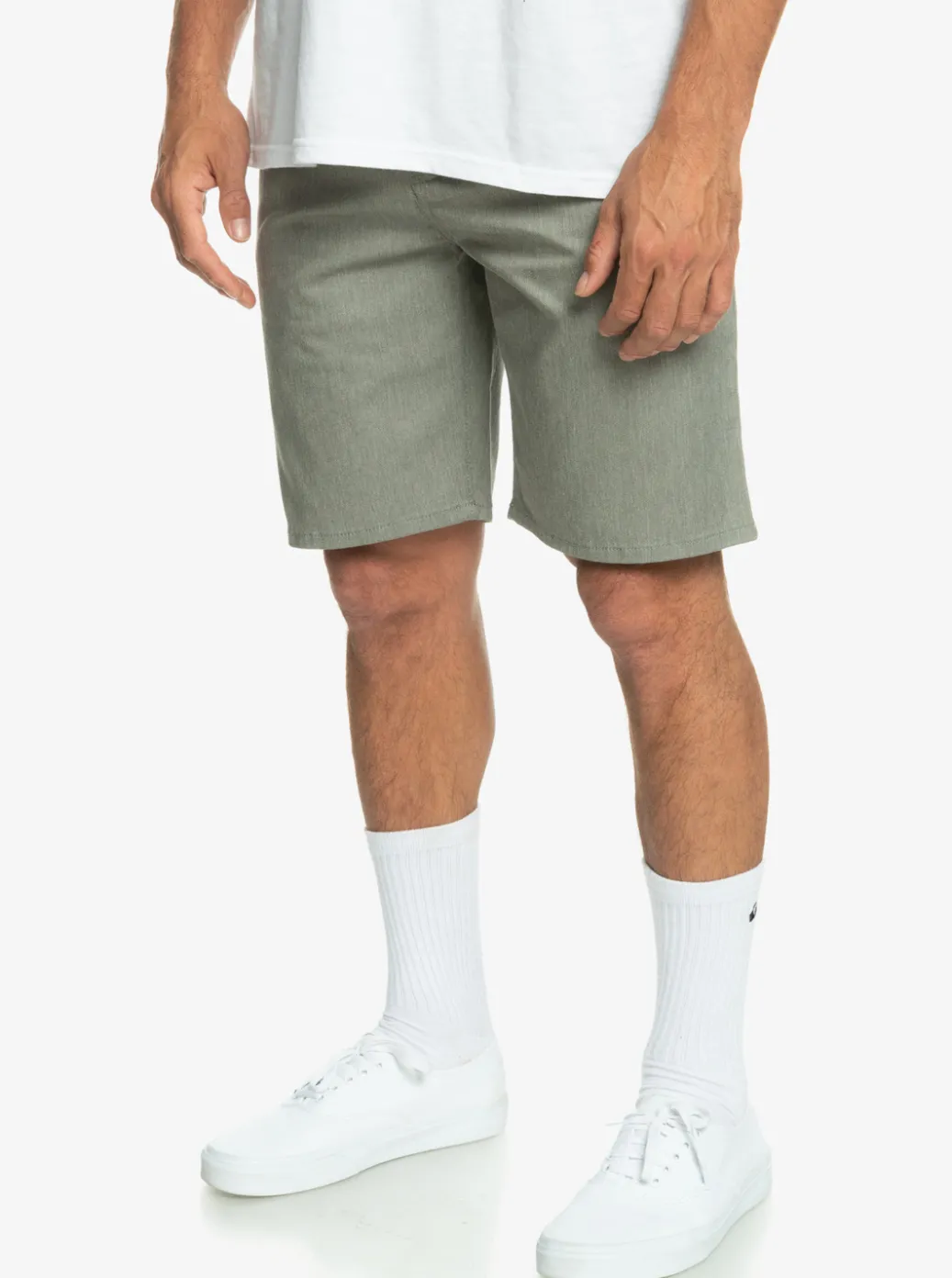 Store Quiksilver Everyday Union Stretch Chino 20" Shorts Light Grey Heather
