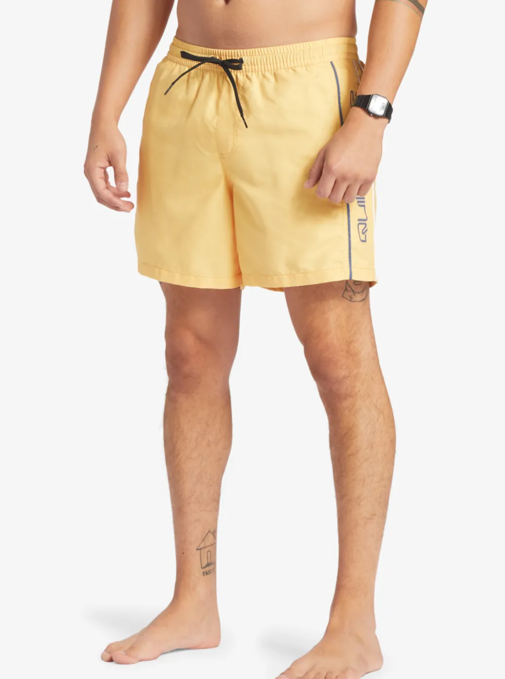 Shop Quiksilver Everyday Vert 16" Volleys Banana Cream