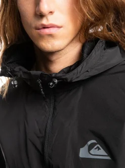 Fashion Quiksilver Everyday Windbreaker Jacket Black