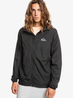 Fashion Quiksilver Everyday Windbreaker Jacket Black