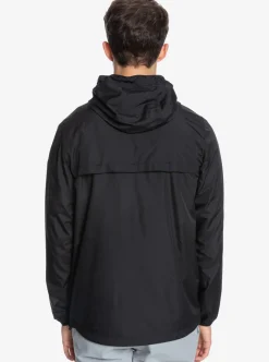 Fashion Quiksilver Everyday Windbreaker Jacket Black