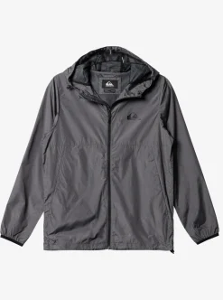 Discount Quiksilver Everyday Windbreaker Jacket Dark Grey Heather