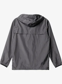Discount Quiksilver Everyday Windbreaker Jacket Dark Grey Heather