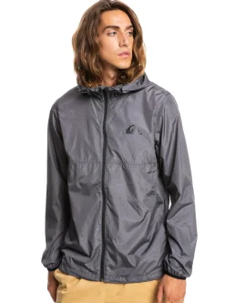 Discount Quiksilver Everyday Windbreaker Jacket Dark Grey Heather