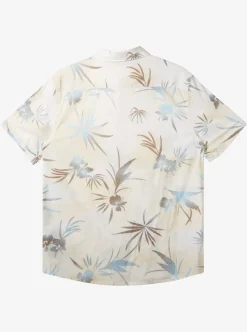 Clearance Quiksilver Fade Out Short Sleeve Shirt Birch Fade Out