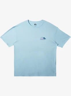Cheap Quiksilver Fading Sun T-Shirt Clear Sky