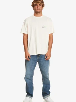 Shop Quiksilver Fading Sun T-Shirt Birch