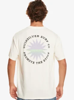 Shop Quiksilver Fading Sun T-Shirt Birch