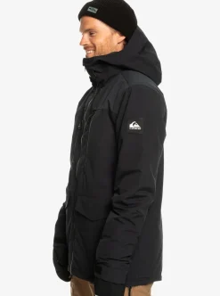 Best Sale Quiksilver Fairbanks Technical Snow Jacket True Black