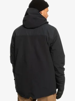 Best Sale Quiksilver Fairbanks Technical Snow Jacket True Black