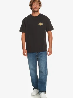 Hot Quiksilver Fall City T-Shirt Black