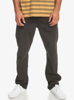 Discount Quiksilver Far Out Stretch Pants Black