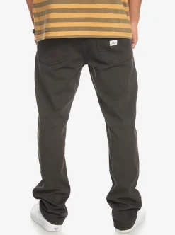 Discount Quiksilver Far Out Stretch Pants Black