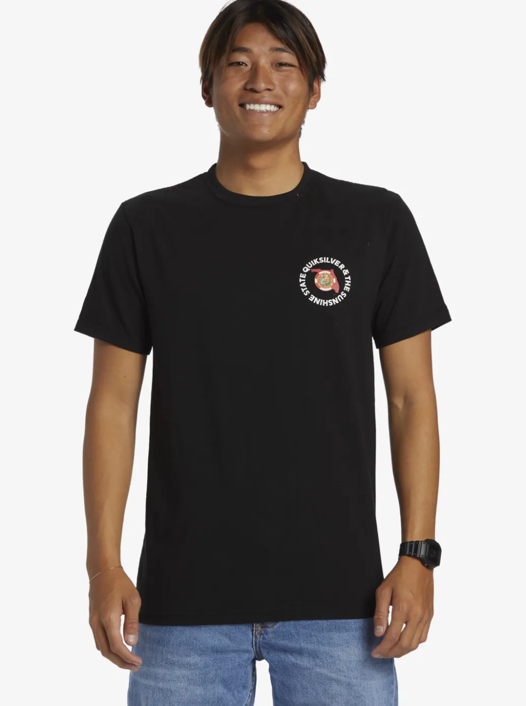 Online Quiksilver Fl Flag Days T-Shirt Black