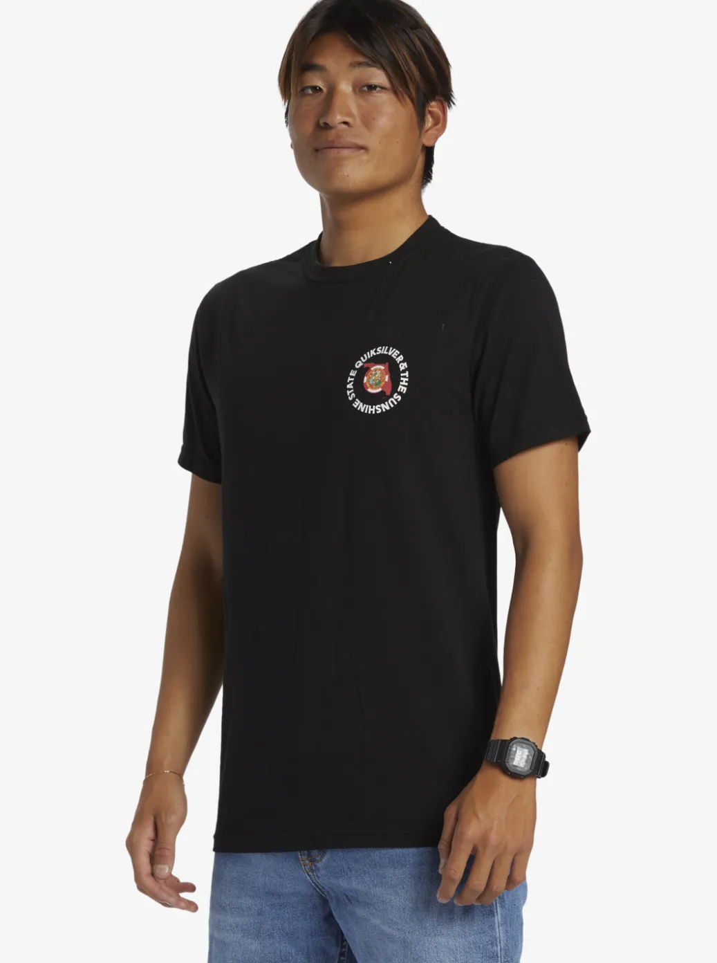 Online Quiksilver Fl Flag Days T-Shirt Black