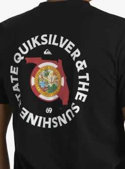 Online Quiksilver Fl Flag Days T-Shirt Black