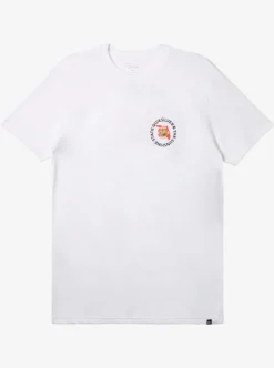 New Quiksilver Fl Flag Days T-Shirt White