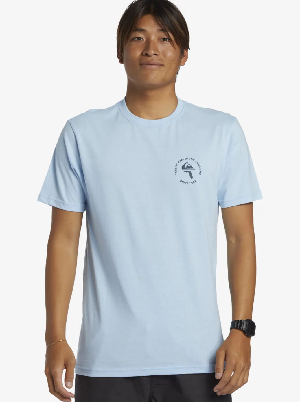 Clearance Quiksilver Fl In The Sunshine T-Shirt Clear Sky