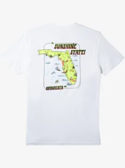 Store Quiksilver Fl Southern Fun T-Shirt White