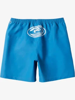 Cheap Quiksilver Flight Volley 18" Elastic Waist Shorts Deep Water