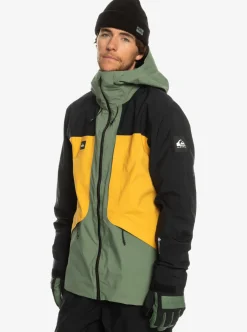 Discount Quiksilver Forever Stretch Gore-Tex® Technical Snow Jacket Laurel Wreath