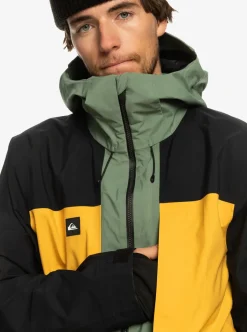 Discount Quiksilver Forever Stretch Gore-Tex® Technical Snow Jacket Laurel Wreath