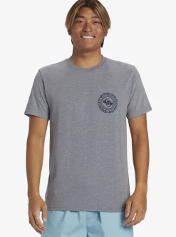 Sale Quiksilver Full Circle T-Shirt Medium Grey Heather