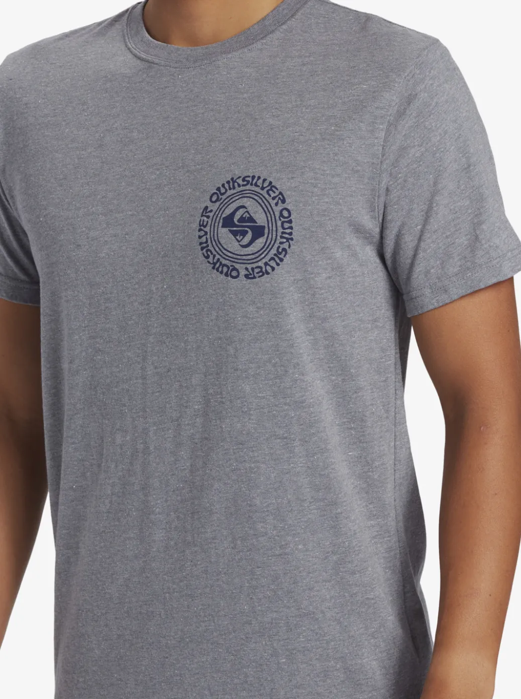 Sale Quiksilver Full Circle T-Shirt Medium Grey Heather