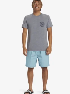 Sale Quiksilver Full Circle T-Shirt Medium Grey Heather